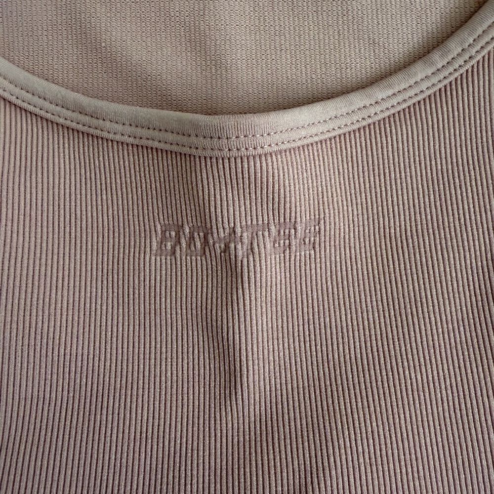 Bo+Tee Pink Athletic Bodysuit - Picture 4 of 7